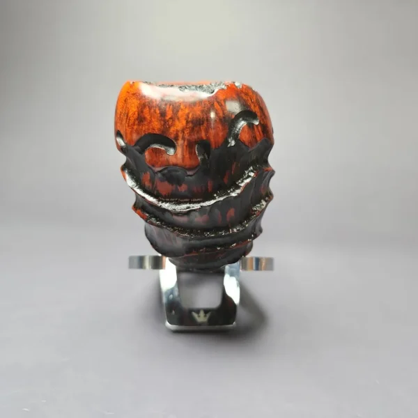 Nording Abstract Partially Rusticated Freehand Estate Briar Pipe, Unsmoked - Image 3