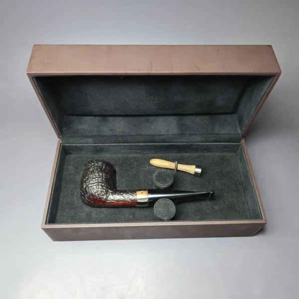 Dunhill 2003 Thames Oak Shell Briar w/ Tamper Estate Briar Pipe, English Estates - Image 3