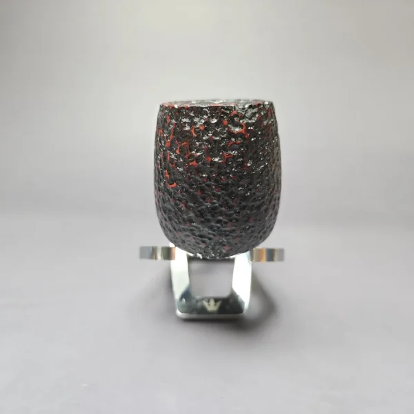 Nording Partially Rusticated Spigot Billiard Estate Briar Pipe, Unsmoked - Image 3