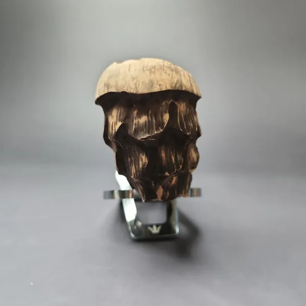 Nording Spruce Matte Partially Rusticated Freehand Estate Briar Pipe, Unsmoked - Image 3
