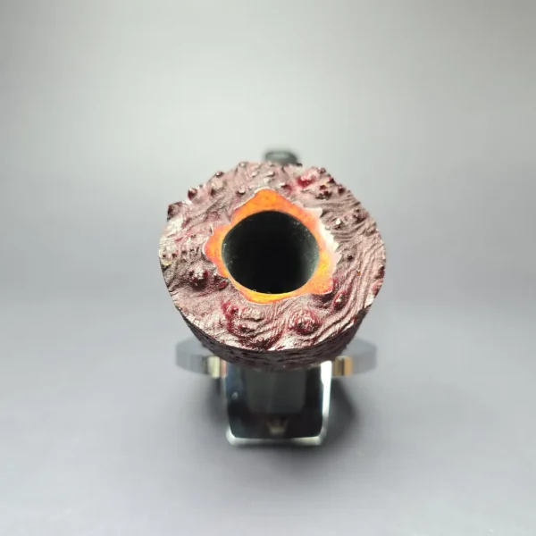 Dirk Heinemann Sandblasted Dublin w/ Fossilized Whale Estate Briar Pipe, Unsmoked - Image 3
