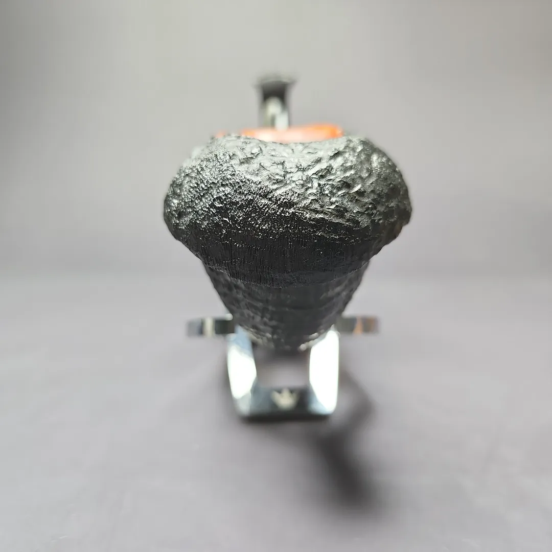 HS Studio XL Asymmetric Sandblasted Freehand Estate Briar Pipe, Unsmoked - Image 3