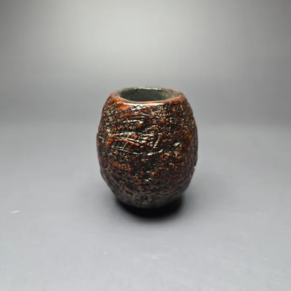 Dunhill 1956 Shell Briar ODA 806 Sandblasted Apple Estate Briar Pipe, English Estates - Image 3