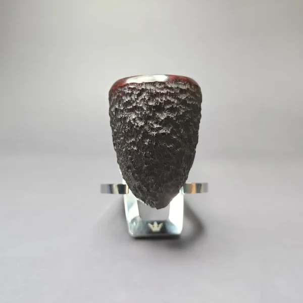 James Upshall Bark Group 6 Partially Rusticated Dublin Estate Briar Pipe, Unsmoked - Image 3
