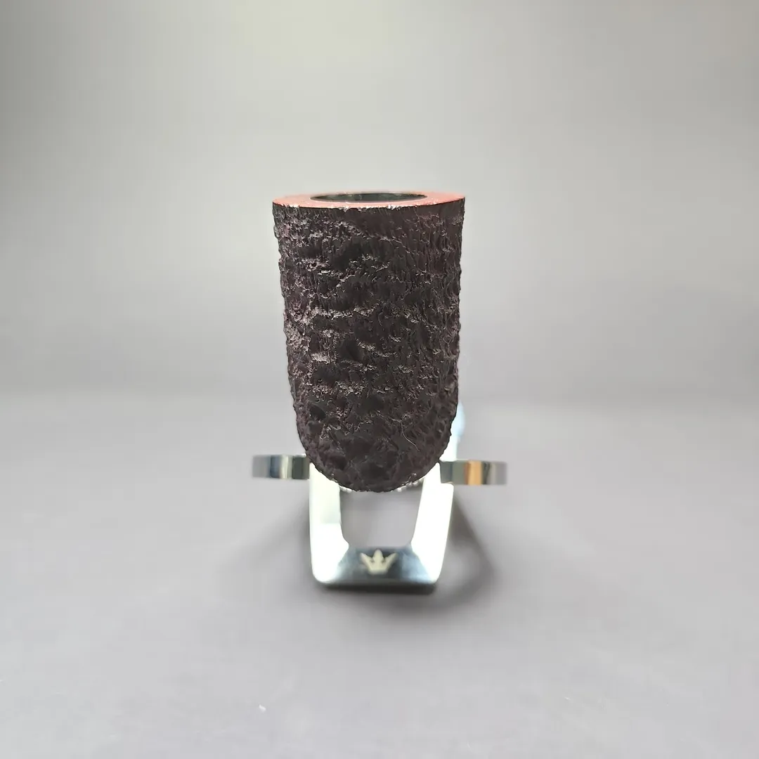 James Upshall Bark Group 6 Partially Rusticated "371" Dublin Estate Briar Pipe, Unsmoked - Image 3