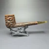 Caminetto Business 119 KS Rusticated Canadian Estate Briar Pipe, Italian Estates - Image 3