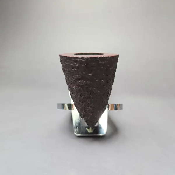 James Upshall Bark Group 6 Partially Rusticated Skater Estate Briar Pipe, Unsmoked - Image 3