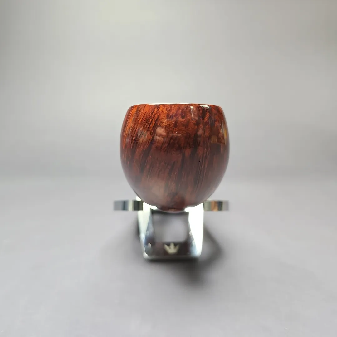 HS Studio Smooth "Gert Holbek" Polonius Horn Estate Briar Pipe, Unsmoked - Image 3