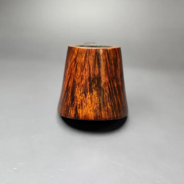 Sebastian Heck Smooth Volcano Sitter Handmade Briar Pipe, New - Image 3