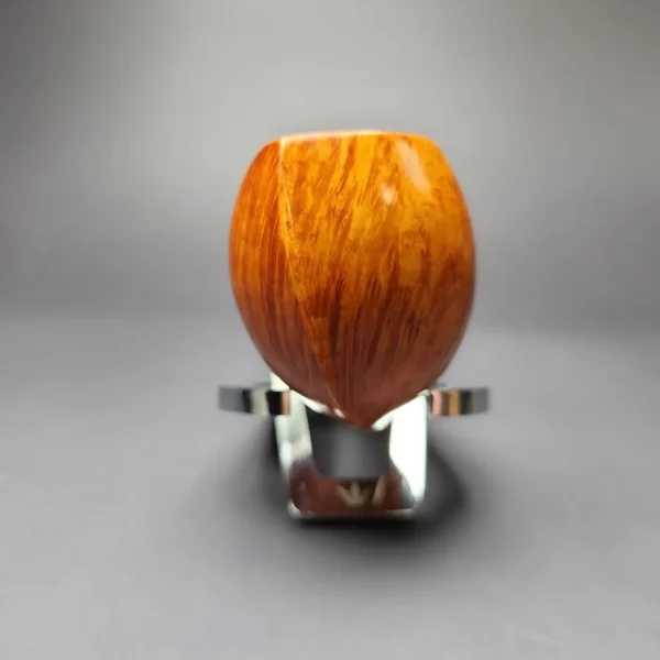 Sebastian Heck Smooth "Ivarsson" Blowfish w/ Bone Handmade Briar Pipe, New - Image 3