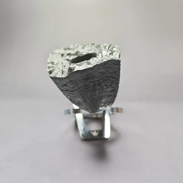 HS Studio Sandblasted Asymmetric Dublin w/ Reverse Calabash Estate Briar Pipe, Unsmoked - Image 3