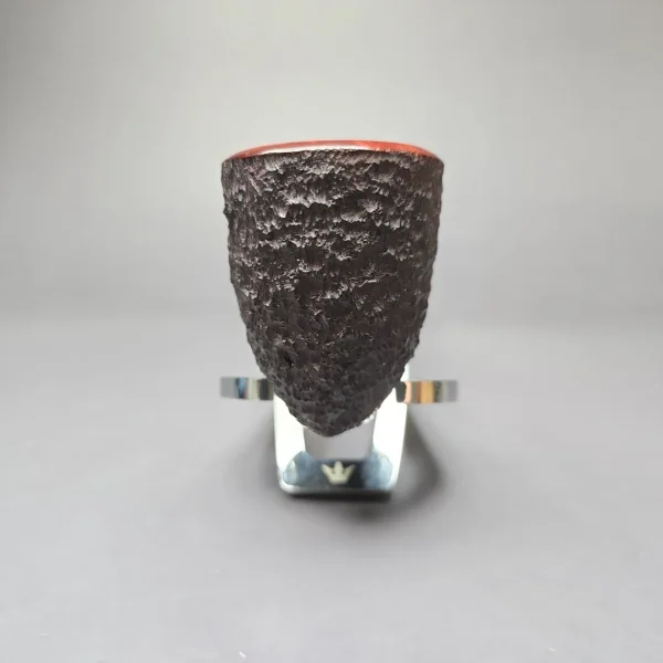 James Upshall Bark Group 6 Partially Rusticated Dublin Estate Briar Pipe, Unsmoked - Image 3