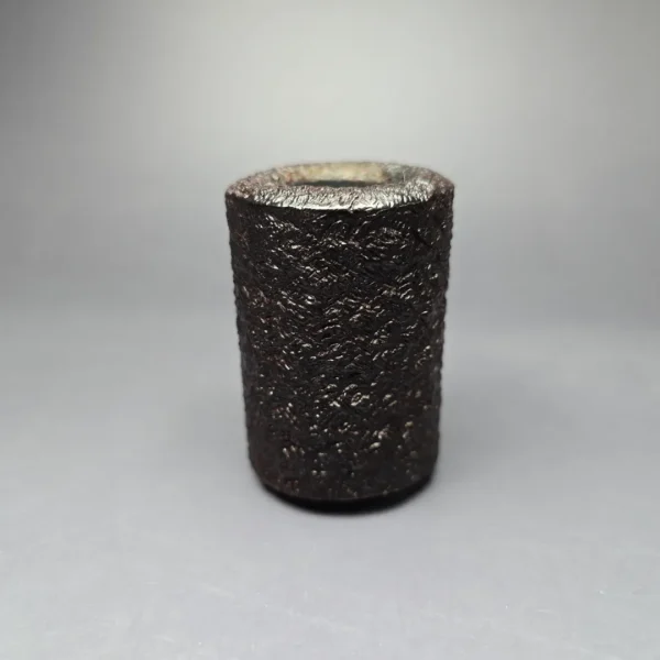 Ferndown Bark * Rusticated Poker w/ Silver Spigot Estate Briar Pipe, English Estates - Image 3