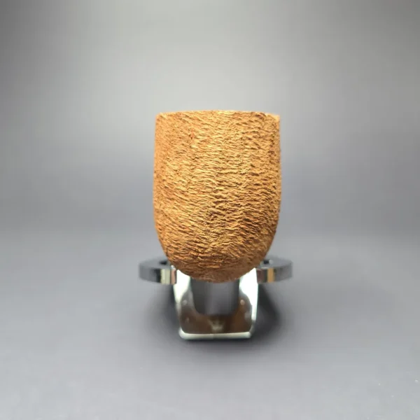 Paronelli Rusticated Bent Billiard w/ Fossilized Oak Estate Briar Pipe, Unsmoked - Image 3