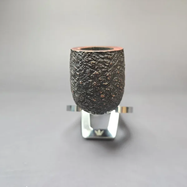Comoy's Black Coral 83551 Rusticated Cutty Estate Briar Pipe, English Estates - Image 3