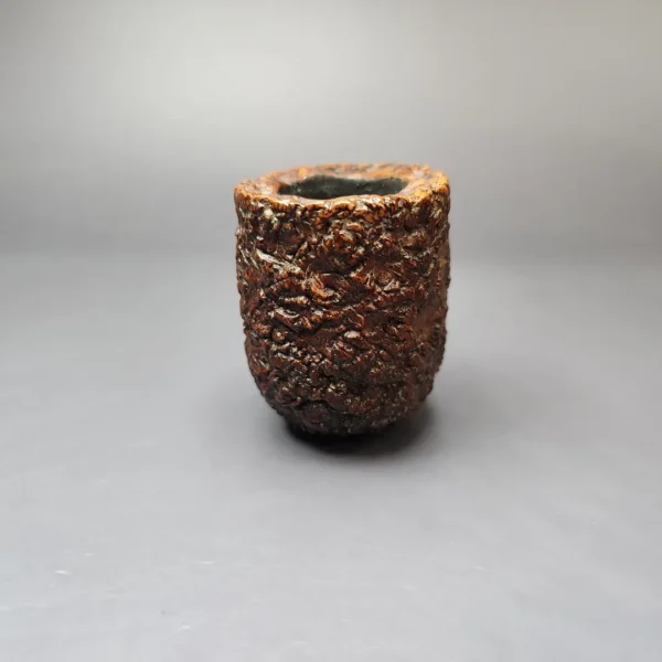 Castello Sea Rock Briar KK 15P Rusticated Billiard Estate Briar Pipe, Italian Estates - Image 3