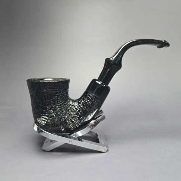 Peterson 2025 Halloween Pipe XL315 Sandblasted Calabash Briar Pipe, P-Lip, New - Image 3