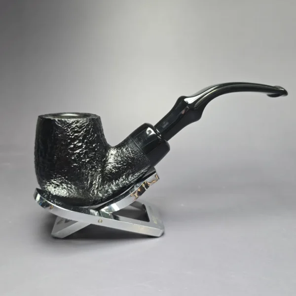 Peterson 2025 Halloween Pipe 307 Sandblasted Bent Billiard Briar Pipe, P-Lip, New - Image 3