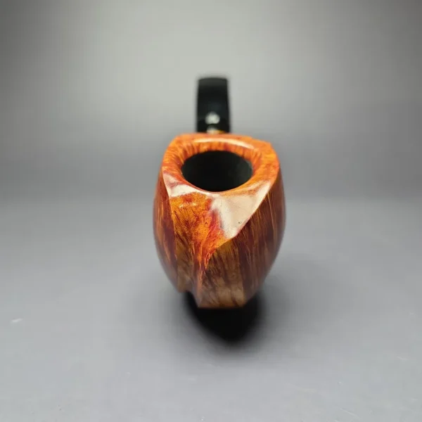 Poul Winslow E Partially Rusticated Blowfish Estate Briar Pipe,  Unsmoked, 9mm - Image 3