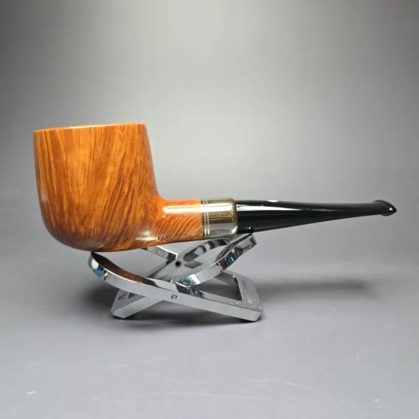 Cavicchi CCCCC Grade Smooth Billiard w/ Silver Estate Briar Pipe, Italian Estates - Image 3