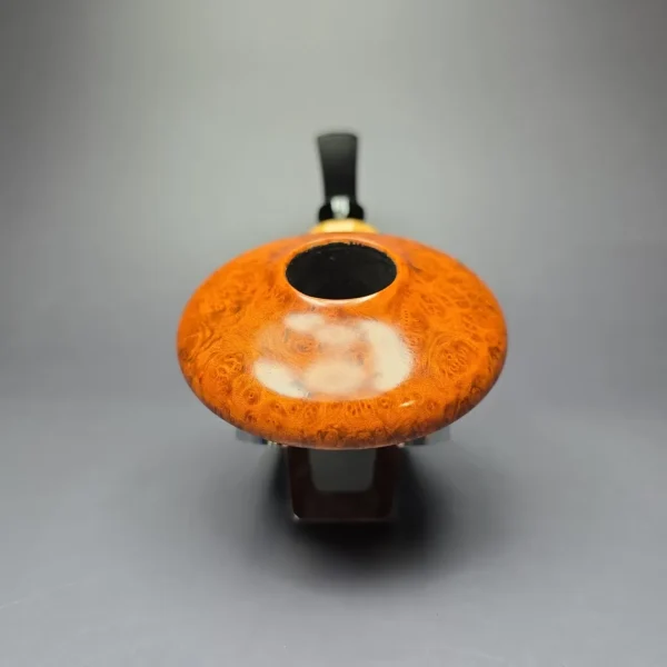 Lasse Skovgaard XL Smooth Calabash w/ Boxwood Estate Briar Pipe, Unsmoked - Image 3