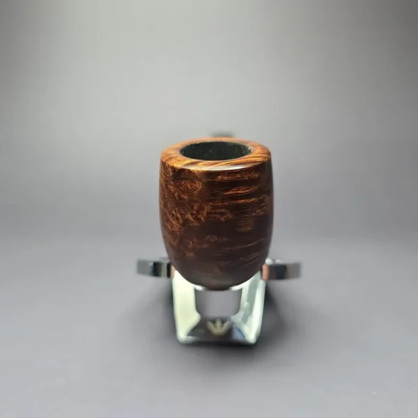 Bruno Nuttens Mini Bing B3 Smooth Billiard w/ Silver Estate Briar Pipe, Unsmoked - Image 3