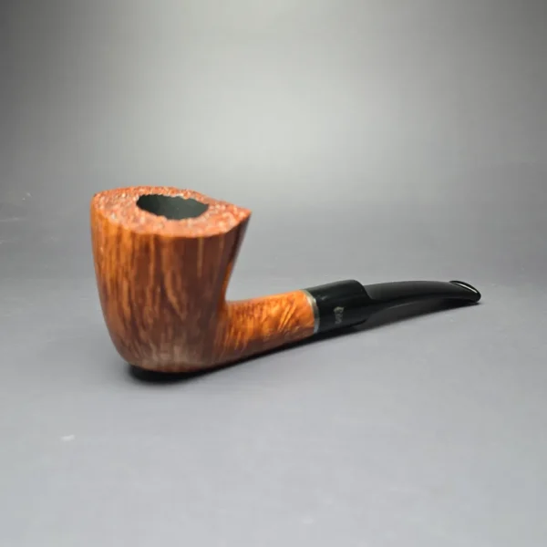 Stanwell Flame Grain 63 Smooth Dublin w/ Silver Estate Briar Pipe, Unsmoked - Image 3