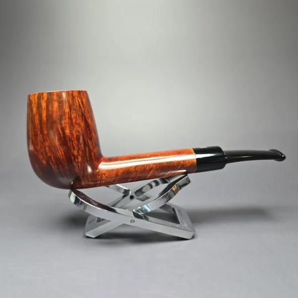 Ser Jacopo L1 Smooth Lumberman Estate Briar Pipe, Unsmoked - Image 3