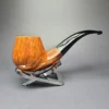 Castello Collection 3K Smooth Diamond Shank Bent Billiard Estate Briar Pipe, Unsmoked - Image 3