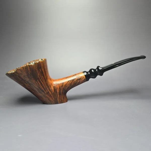 GBD Unique XXL Smooth Freehand Sitter Estate Briar Pipe, English Estates - Image 3