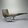 Sasieni Four Dot 1946-79 Rustic Buckingham XS Rusticated Billiard Estate Briar Pipe, English Estates - Image 3