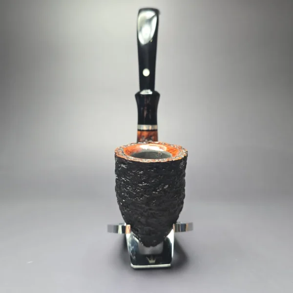 Mauro Armellini XL Rusticated Calabash Estate Briar Pipe, Italian Estates - Image 4