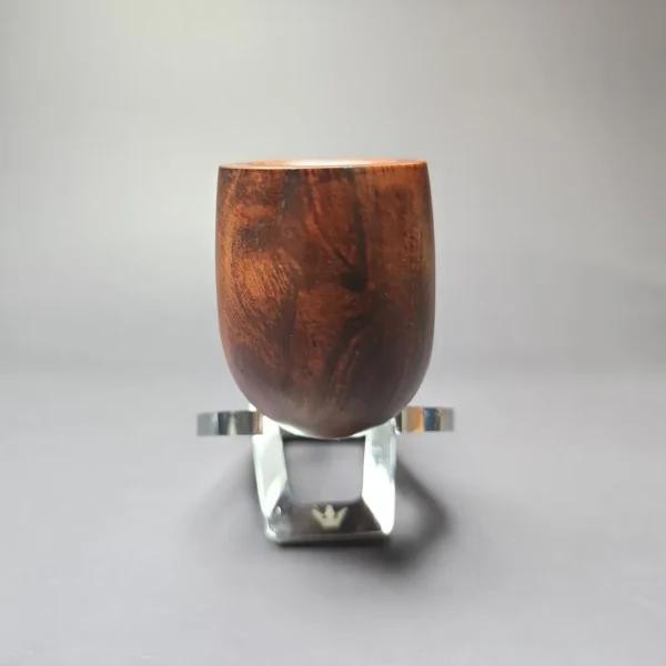 MBSD Briars by Piero Vitale Sienna Contrast Smooth Billiard w/ Zebrawood Briar Pipe, New - Image 4