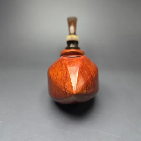 SU Pipes Tokutomi Tribute Smooth Whale w/ Mammoth Handmade Briar Pipe, New - Image 4