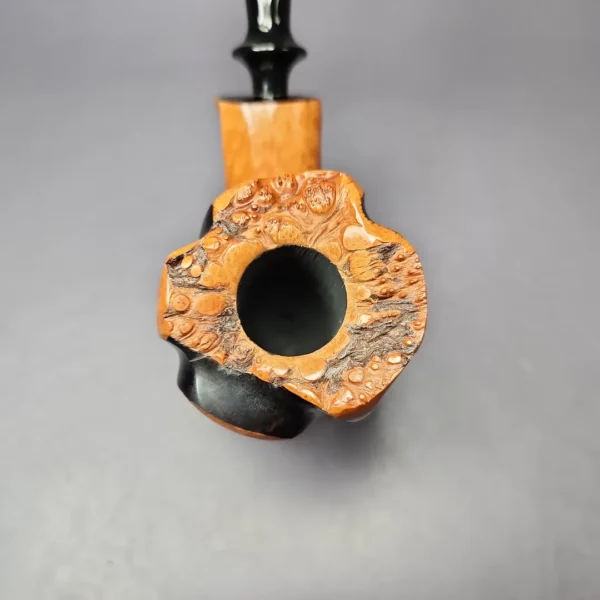 Nording Spiral Natural Smooth Freehand Estate Briar Pipe, Unsmoked - Image 4