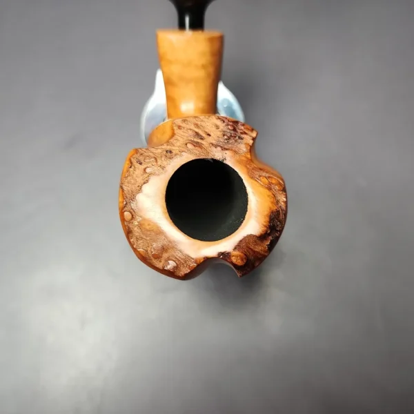 Nording Virgin Grain 2 Smooth Freehand Estate Briar Pipe, Unsmoked - Image 4