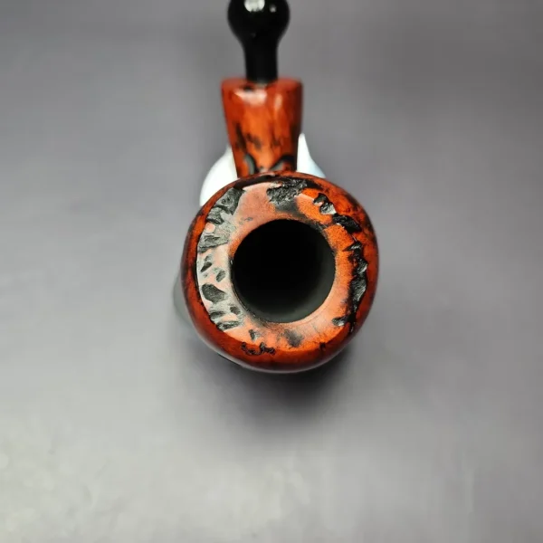 Nording Abstract Partially Rusticated Freehand Estate Briar Pipe, Unsmoked - Image 4