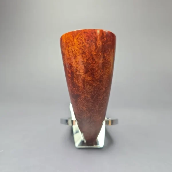 SU Pipes XL Smooth Pickaxe w/ Bamboo & Bakelite Handmade Smooth Briar Pipe, New - Image 4