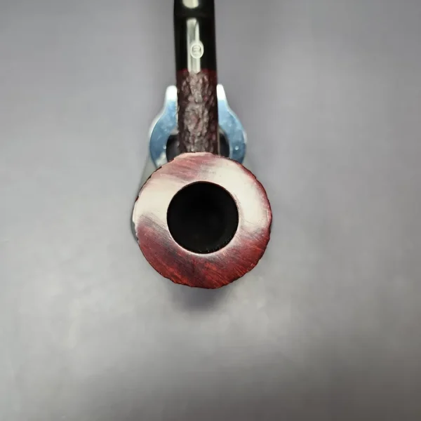 James Upshall Bark Group 6 Partially Rusticated Skater Estate Briar Pipe, Unsmoked - Image 4
