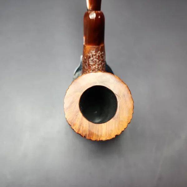 Castello Sea Rock S 49 Rusticated Calabash Estate Briar Pipe, Italian Estates - Image 4