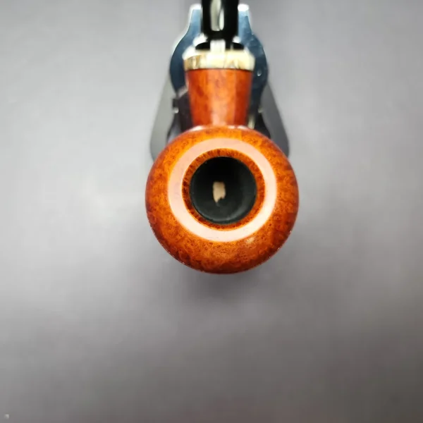 Sebastian Heck Partially Sandblasted Rhodesian w/ Mammoth Estate Briar Pipe, Unsmoked - Image 4