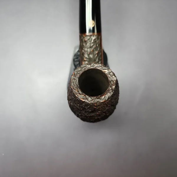 James Upshall Empire Acclaim Magnum Rusticated "LC" Estate Briar Pipe, Unsmoked - Image 4