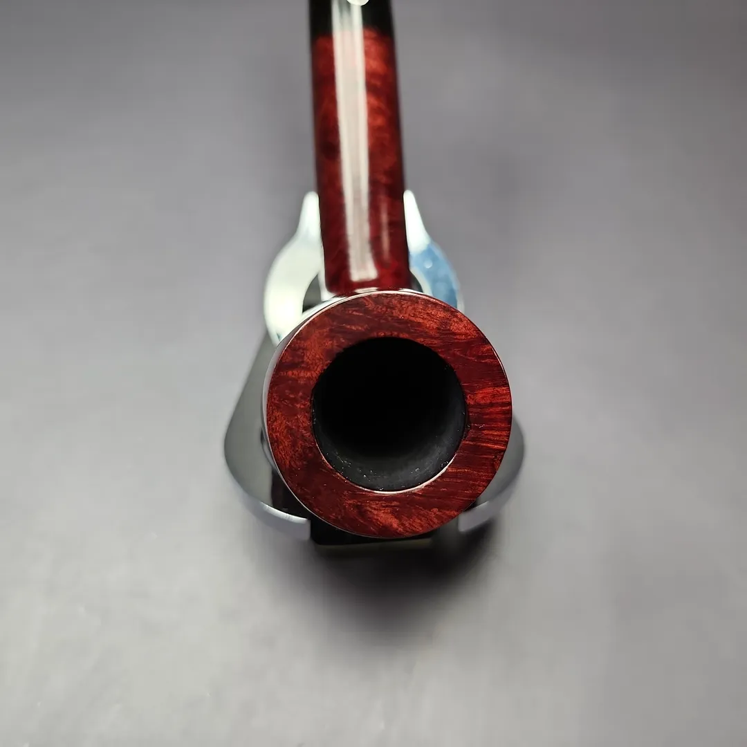 James Upshall Tilshead Group 6 Smooth Large Billiard Estate Briar Pipe, Unsmoked - Image 4