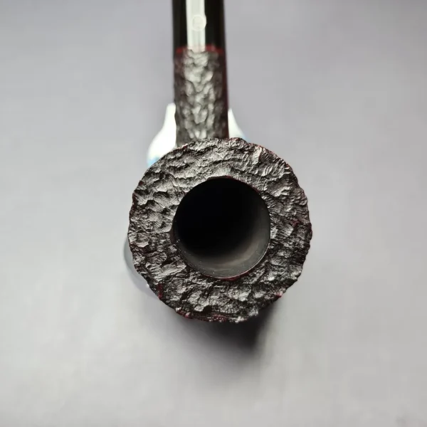 James Upshall Bark Group 6 Rusticated Dublin Estate Briar Pipe, Unsmoked - Image 4