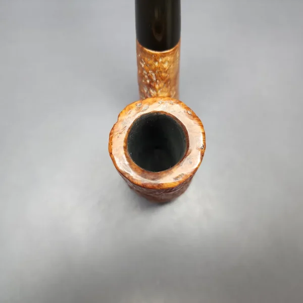 Ed Burak Connoisseur Magnum Rusticated Oom Paul Estate Briar Pipe, American Estates - Image 4