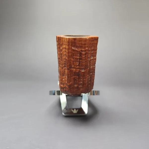 Castello Reg. No. Old Antiquari G Sandblasted Panel Canadian Estate Briar Pipe, Italian Estates - Image 4