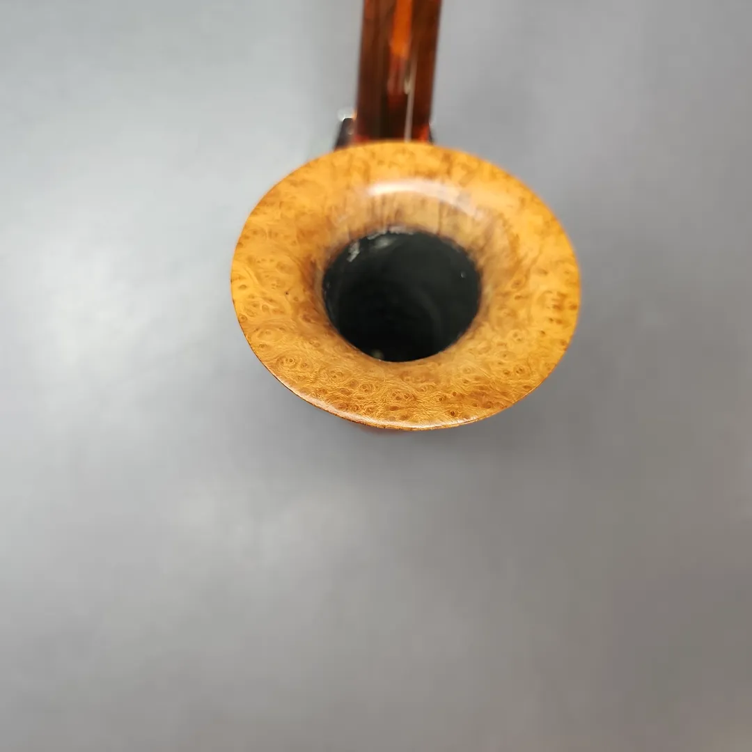 Ed Burak Connoisseur Smooth Bell Calabash Estate Briar Pipe, American Estates - Image 4