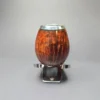 Ser Jacopo Domina 2005 Smooth Egg w/ Silver Estate Briar Pipe, Unsmoked - Image 4