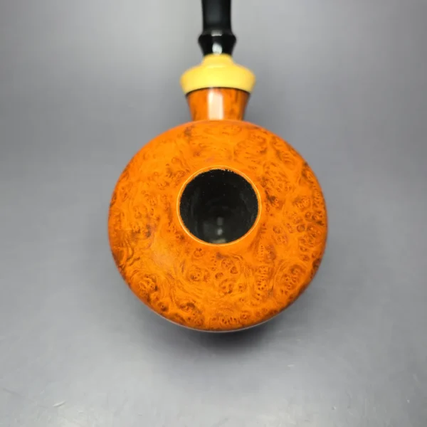 Lasse Skovgaard XL Smooth Calabash w/ Boxwood Estate Briar Pipe, Unsmoked - Image 4