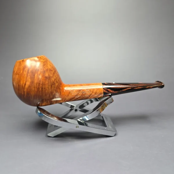 Caminetto 2020 Natural Smooth Apple w/ Cumberland Estate Briar Pipe, Italian Estates - Image 4